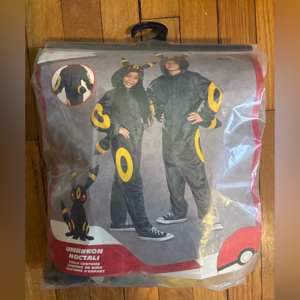 Umbreon Pokémon Costume Onesie for kids size S